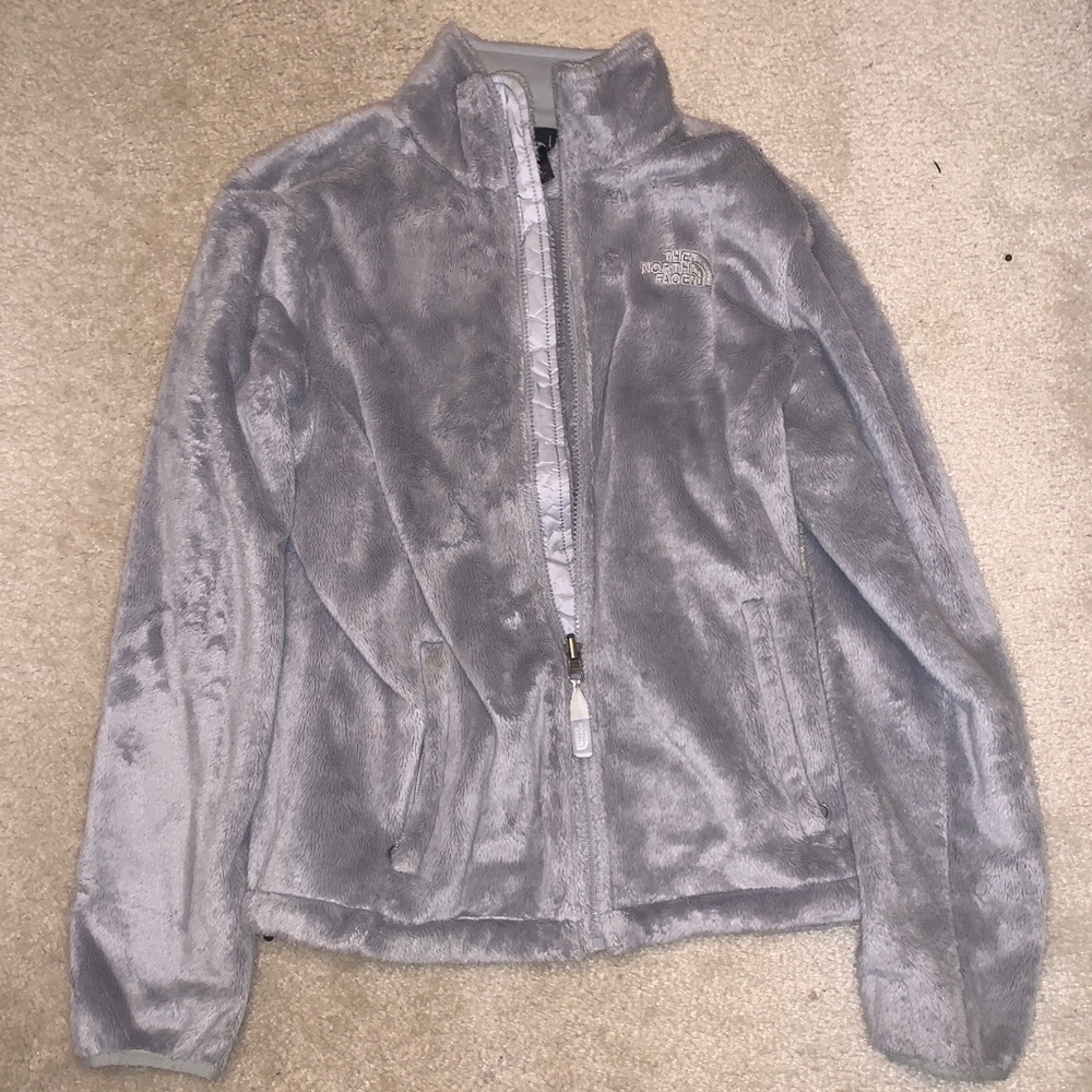 Northface gray soft jacket